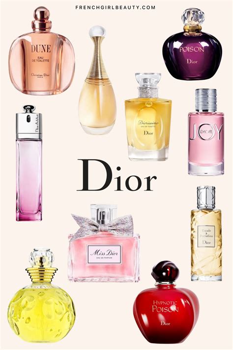 dior perfumes names|best smelling dior perfume.